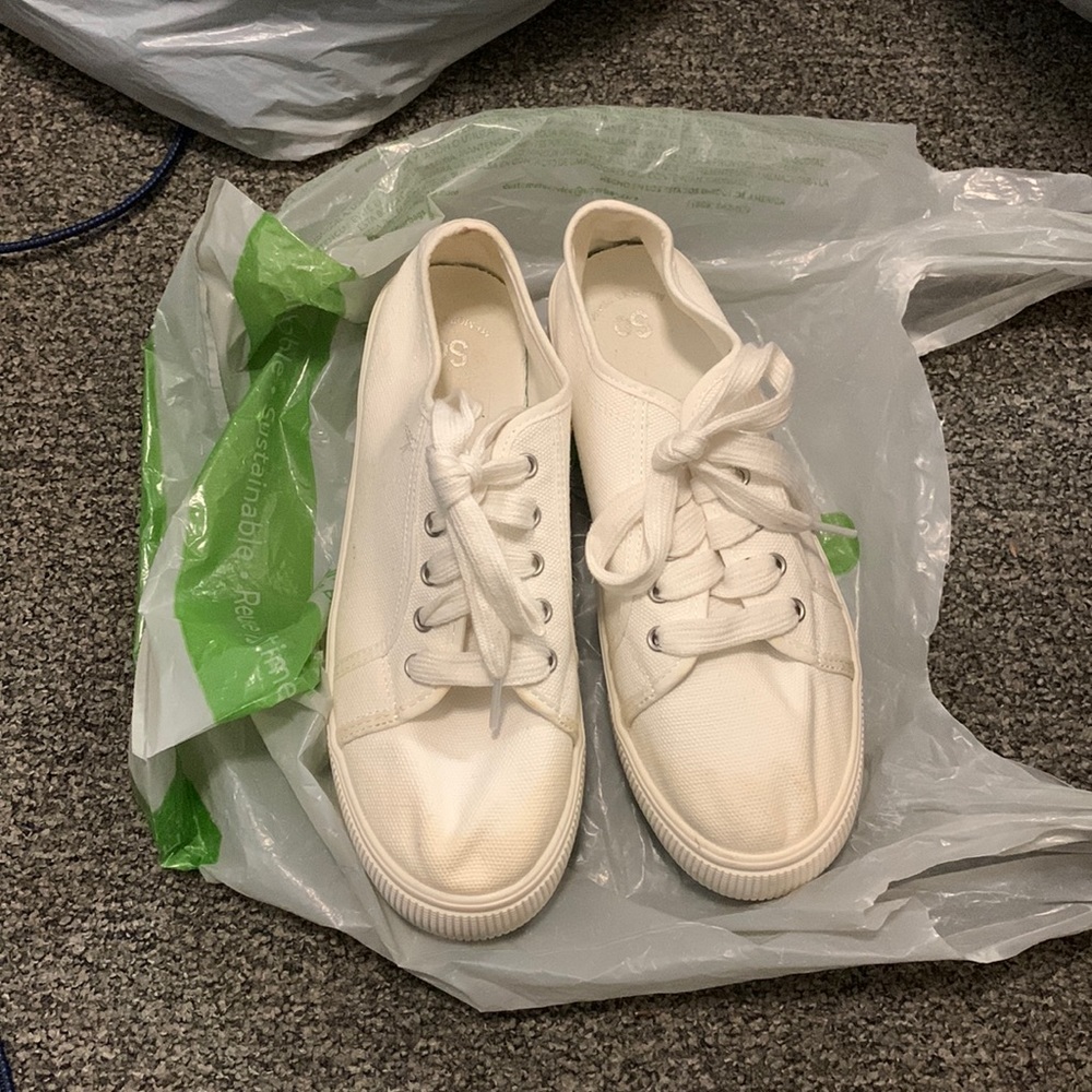 white shoes